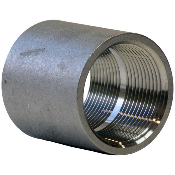 Kingdom 1-1/4 Coupling, 304 Stainless Steel, FNPT, Class 150, 300 PSI K411-20